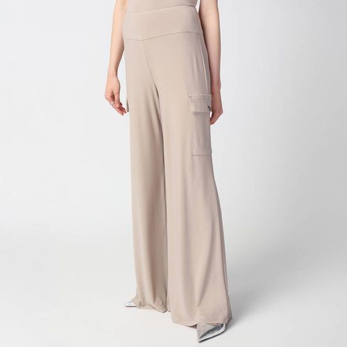 Beige Wide Leg Pant - Joseph Ribkoff - Modalova