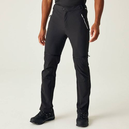 Black Mountain Zip Off Trousers - Regatta - Modalova