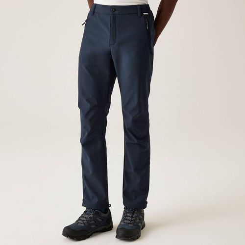 Navy Geo Waterproof Trousers - Regatta - Modalova