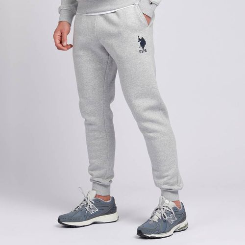 Grey Player Cotton Blend Joggers - U.S. Polo Assn. - Modalova