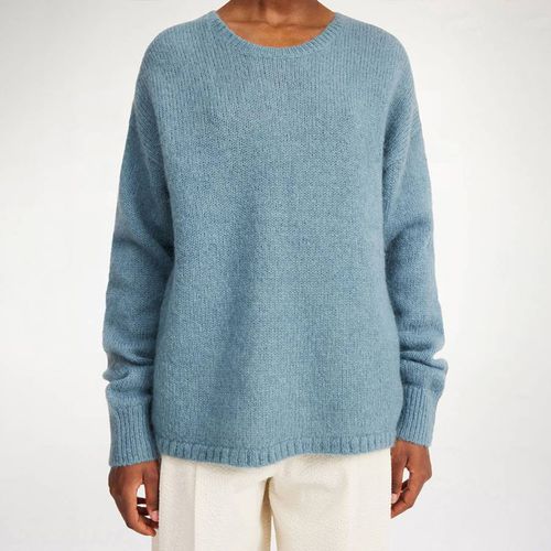 Blue Briella Knit Wool Blend Jumper - By Malene Birger - Modalova