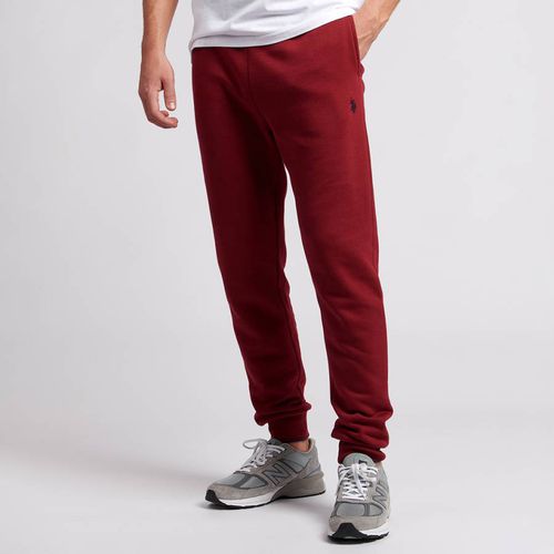 Red Tipped Cotton Blend Joggers - U.S. Polo Assn. - Modalova