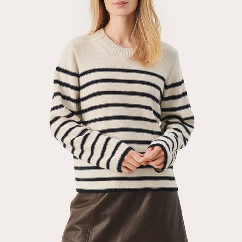 Beige Stripe Carolyn Jumper - Part Two - Modalova