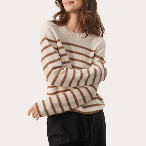 Beige/Brown Stripe Carolyn Jumper - Part Two - Modalova