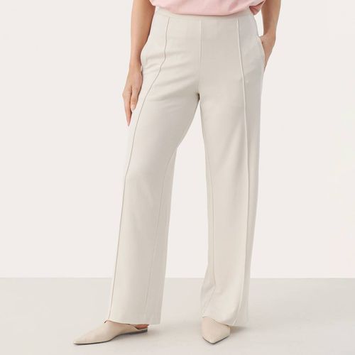 Cream Jojo Wool Blend Trouser - Part Two - Modalova