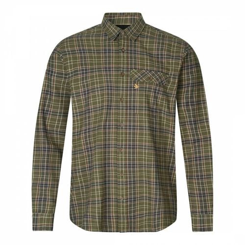 Olive Cotton Seeland Highseat Shirt - Seeland - Modalova