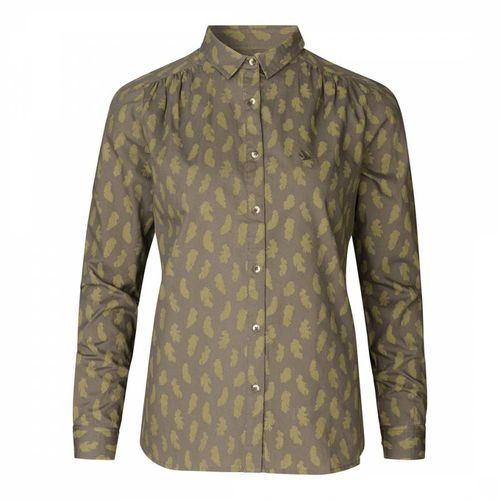 Olive Seeland Skeet Cotton Shirt - Seeland - Modalova