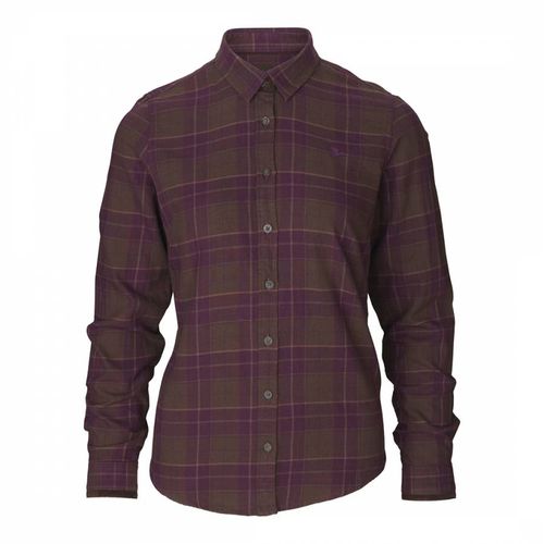 Purple Seeland Range Cotton Shirt - Seeland - Modalova