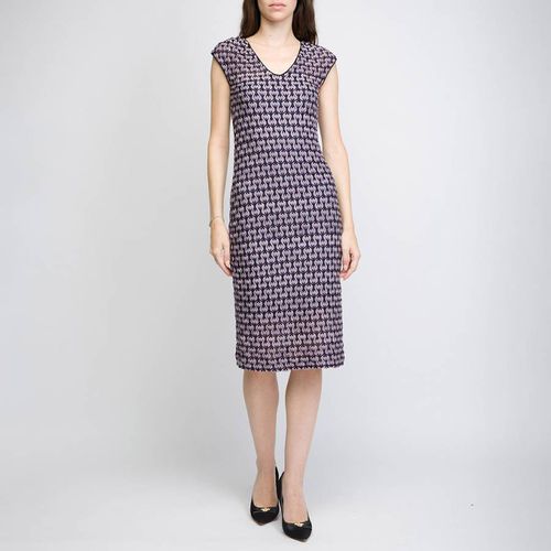 Purple Scoop Wool Blend Dress - Missoni - Modalova