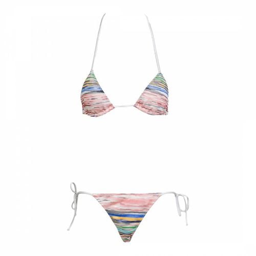 Multi Stripe Drawstring Bikini Set - Missoni - Modalova