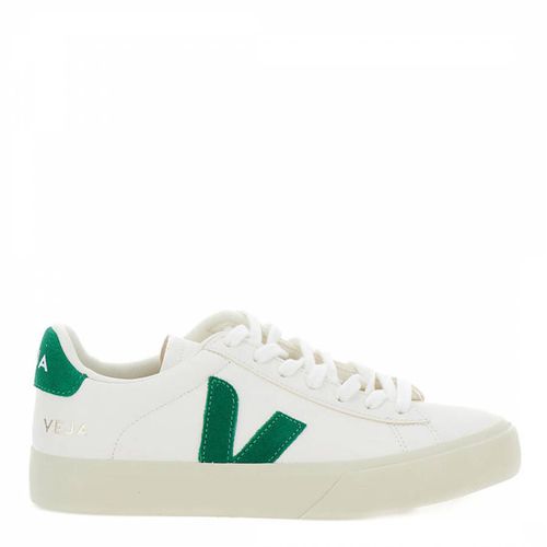 Women's /Green Leather Campo CA Trainer - VEJA - Modalova