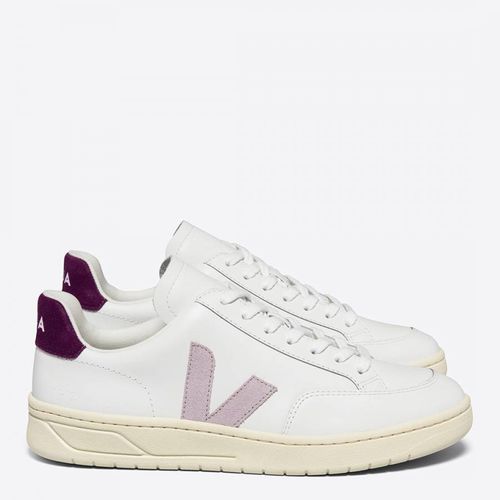 Women's /Magenta Leather V-12 Trainer - VEJA - Modalova