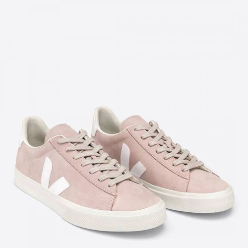 Women's Pink Leather Campo Trainer - VEJA - Modalova