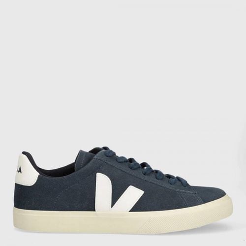 Men's Navy Suede Campo Trainer - VEJA - Modalova