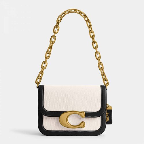 Salt Stone/Black Canvas Idol Bag - Coach - Modalova