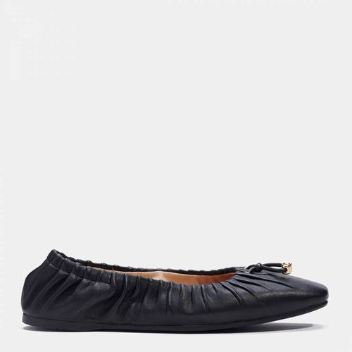 Black Eleanor Leather Ballet Flat - Coach - Modalova