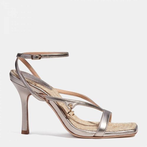 Champagne Metallic Kaia Heeled Sandal - Coach - Modalova