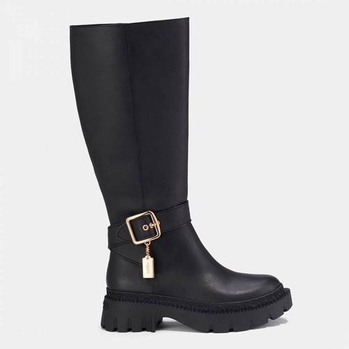 Black James Leather Boot - Coach - Modalova