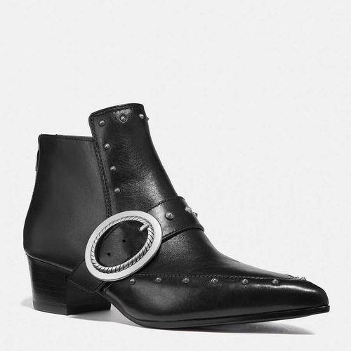 Leather Chandler Western Ankle Boot - Coach - Modalova