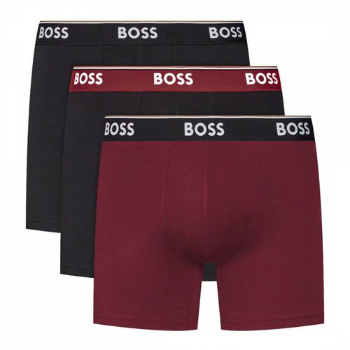 Burgundy 3 Pack Classic Boxers - BOSS - Modalova