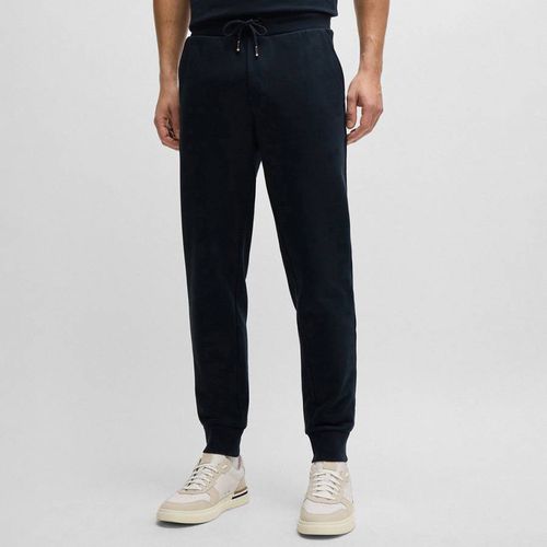 Navy Drawstring Joggers - BOSS - Modalova