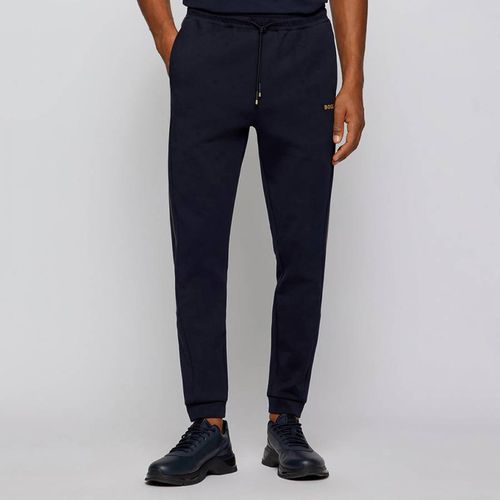 Dark Contrast Trim Drawstring Joggers - BOSS - Modalova