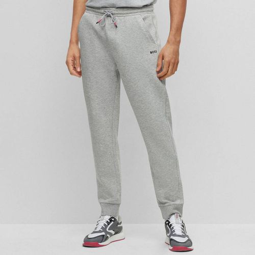 Drawstring Cotton Blend Joggers - BOSS - Modalova