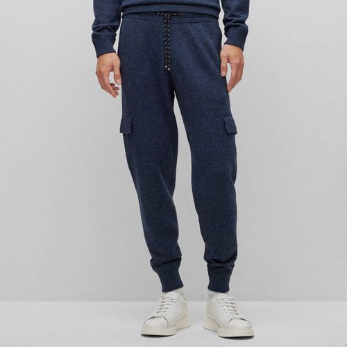 Dark Blue Florencio Cargo Joggers - BOSS - Modalova