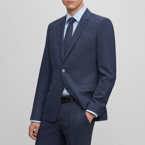 Blue Tailored Single Blazer - BOSS - Modalova