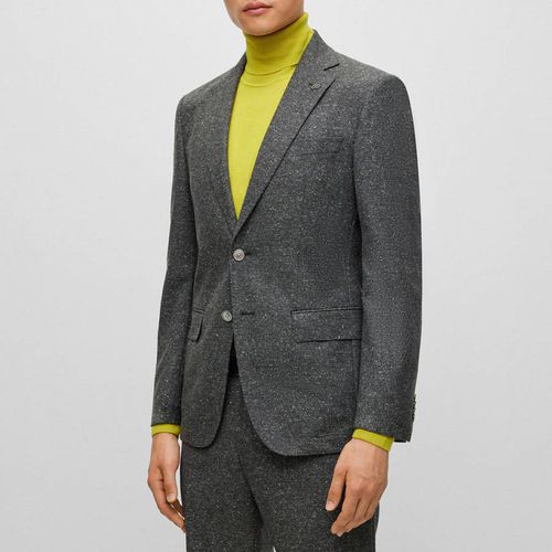 Charcoal Grey Single Blazer - BOSS - Modalova