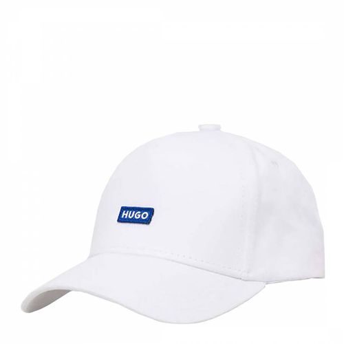 White Embroidered Cotton Cap - HUGO - Modalova