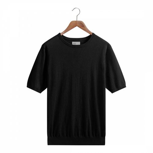 Black Cotton Cashmere T-Shirt - Kilgour Savile Row - Modalova