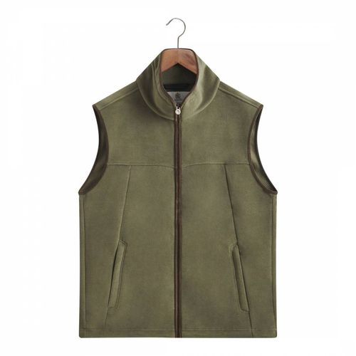 Khaki Classic Fleece Gilet - Bernard Weatherill - Modalova