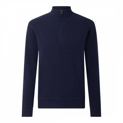 Quarter Zip Wool Cashmere Jumper - Kilgour Savile Row - Modalova