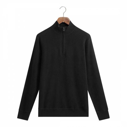 Quarter Zip Wool Cashmere Jumper - Kilgour Savile Row - Modalova