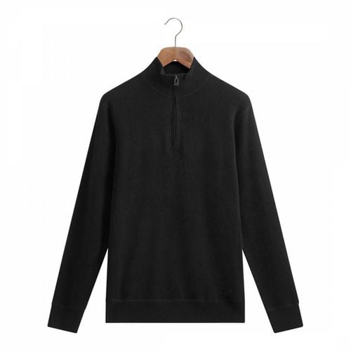 Quarter Zip Wool Cashmere Jumper - Kilgour Savile Row - Modalova