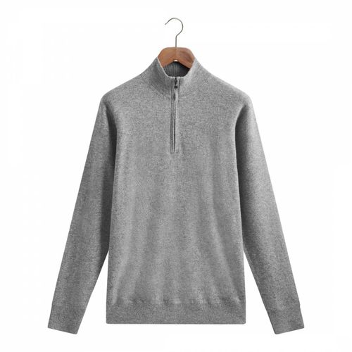 Quarter Zip Wool Cashmere Jumper - Kilgour Savile Row - Modalova