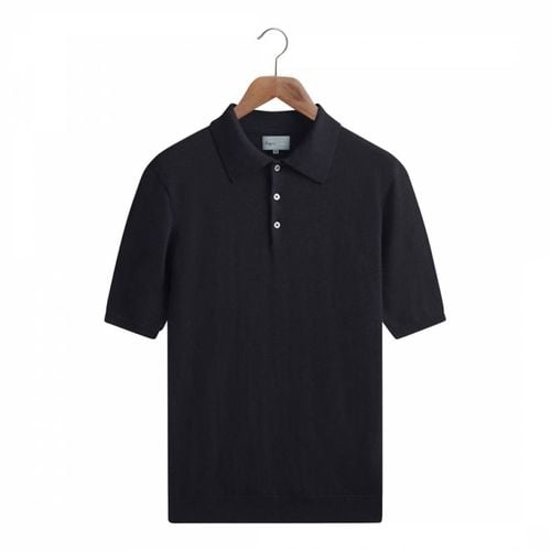 Navy Merino Wool Polo Shirt - Kilgour Savile Row - Modalova