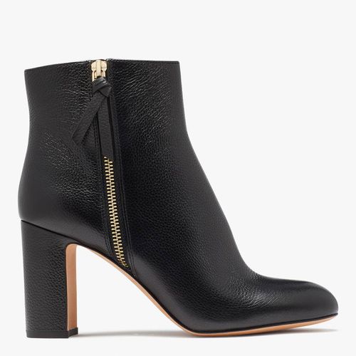 Black Knott Zip Heeled Ankle Boot - Kate Spade - Modalova