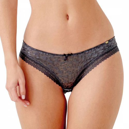 Grey Graphic Mesh Brief - Pretty Polly - Modalova