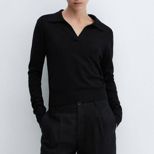 Black Polo Neck Jumper - Mango - Modalova