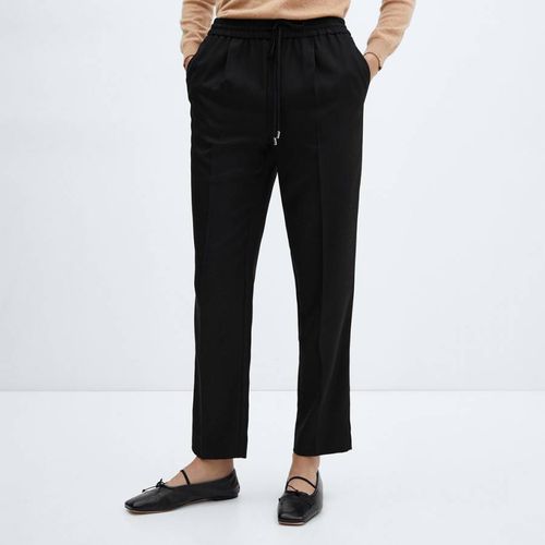 Ankle Crop Drawstring Trousers - Mango - Modalova