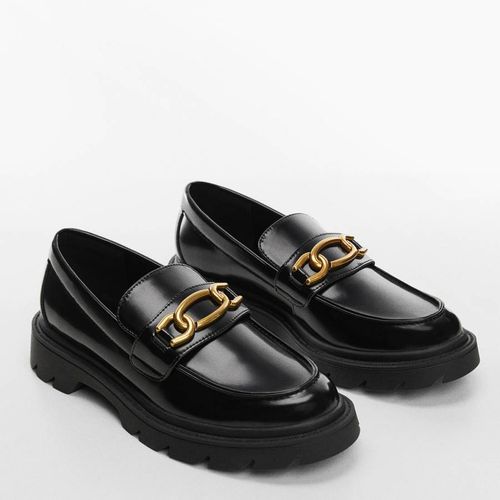 Black Embellished Track Loafer - Mango - Modalova