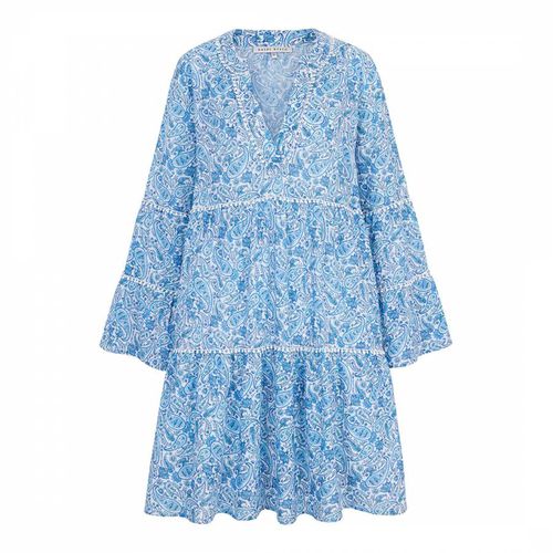 Blue & White Camps Bay Beach Kaftan - Heidi Klein - Modalova