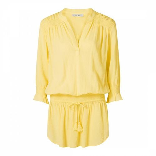 Yellow Clifton Beach Smocked Kaftan - Heidi Klein - Modalova