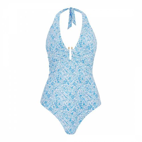 Blue Camps Bay Beach U-Bar Halterneck Swimsuit - Heidi Klein - Modalova