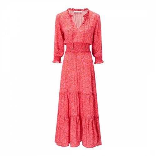 Red & Pink Limpopo Smocked Waist Maxi Dress - Heidi Klein - Modalova