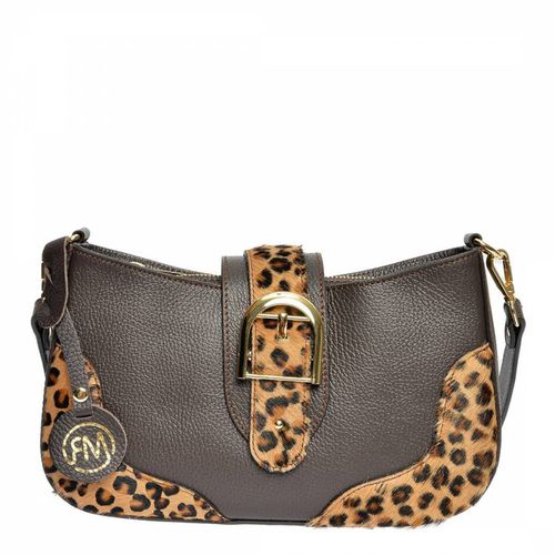 Leopard Print Tote Bag - Roberta M - Modalova