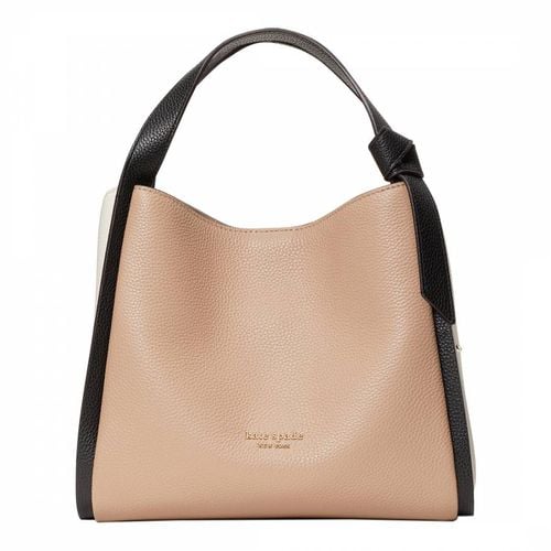 Kraft Paper Multi Knott Colorblocked Pebbled Leather Medium Crossbody Tote - Kate Spade - Modalova