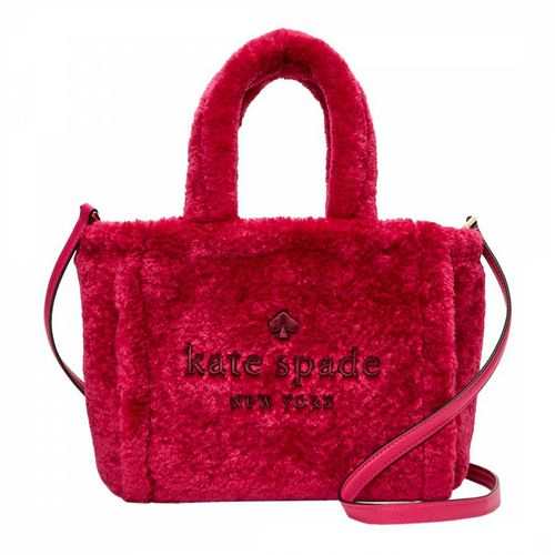 Festive Ella Faux Shearling Small Tote - Kate Spade - Modalova